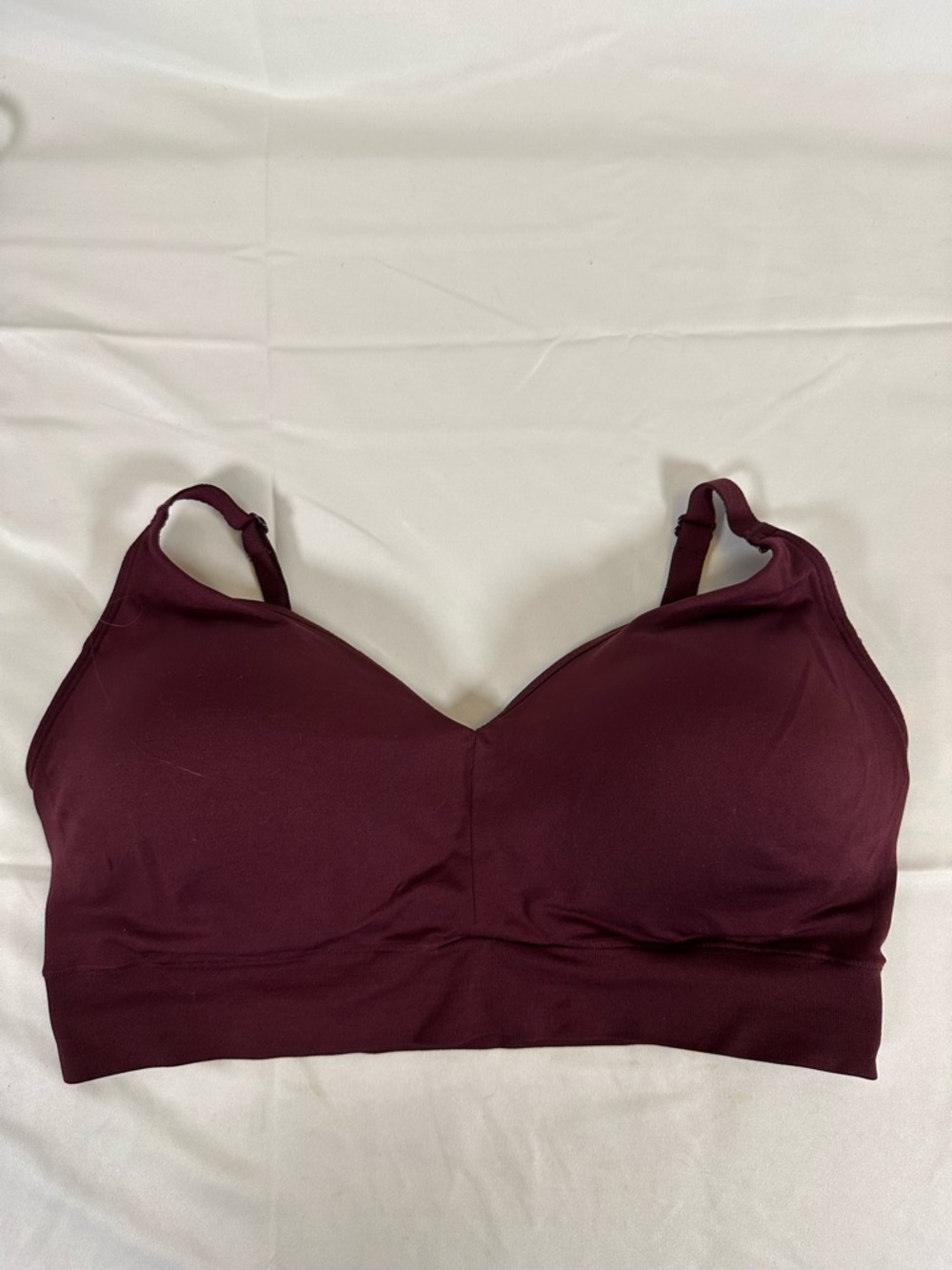 Jockey Wireless Light Lift Bralette Duo - Slate Blue & Burgundy XL - Picture 6 of 14
